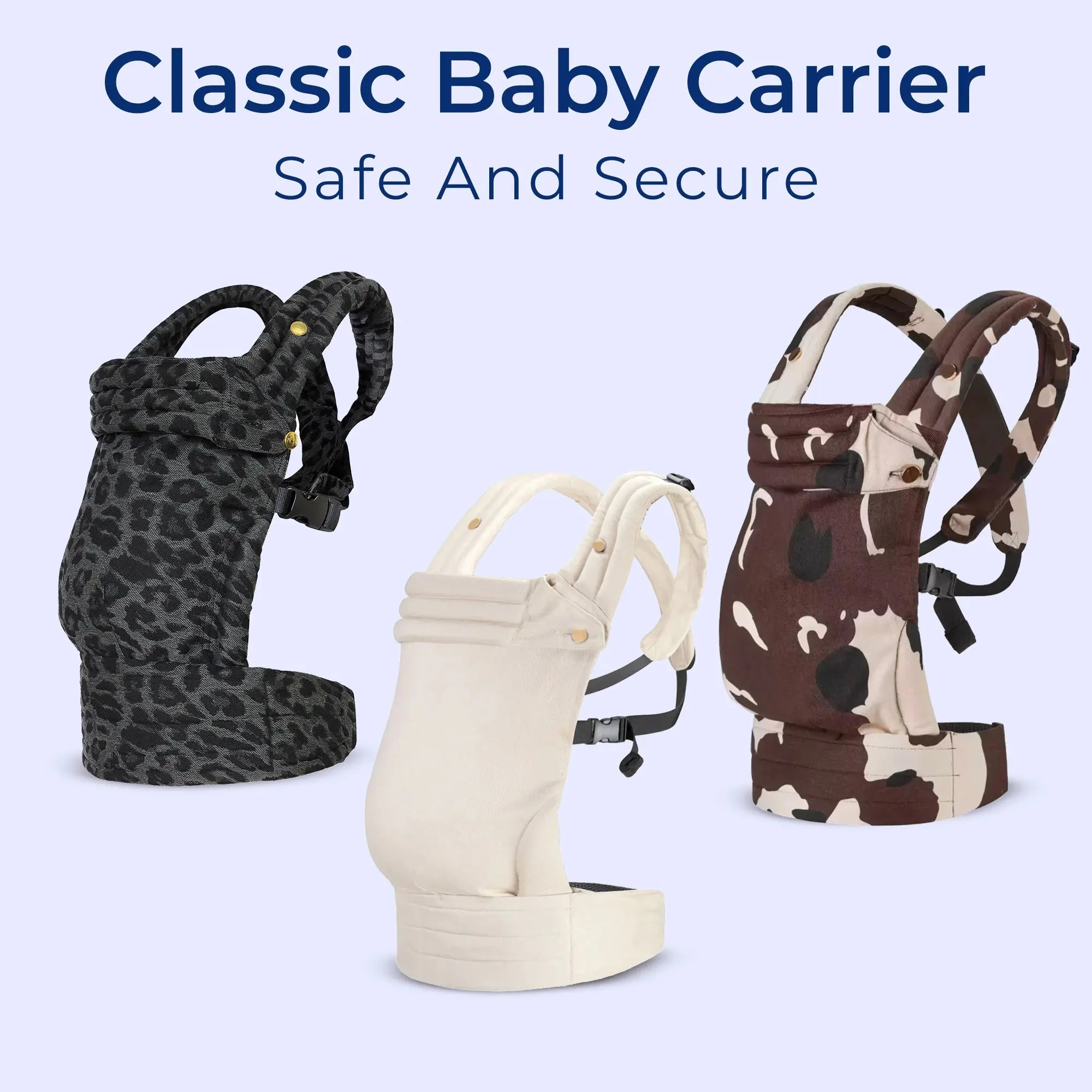 1+1 FREE | Classic Baby Carrier – Ergonomic Infant to Toddler Sling with Adjustable Straps & Breathable Design - TARHUS