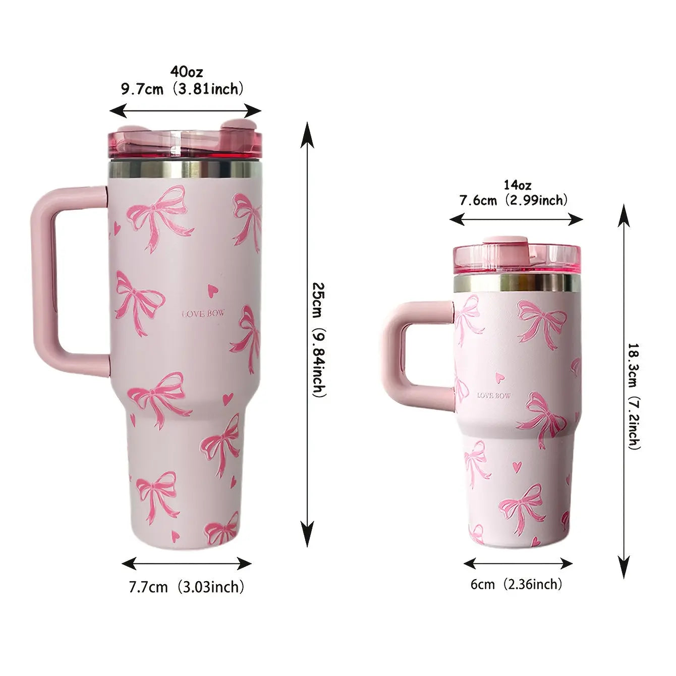 Stainless Steel Insulated Travel Mug with Handle (Stanley) - TARHUS