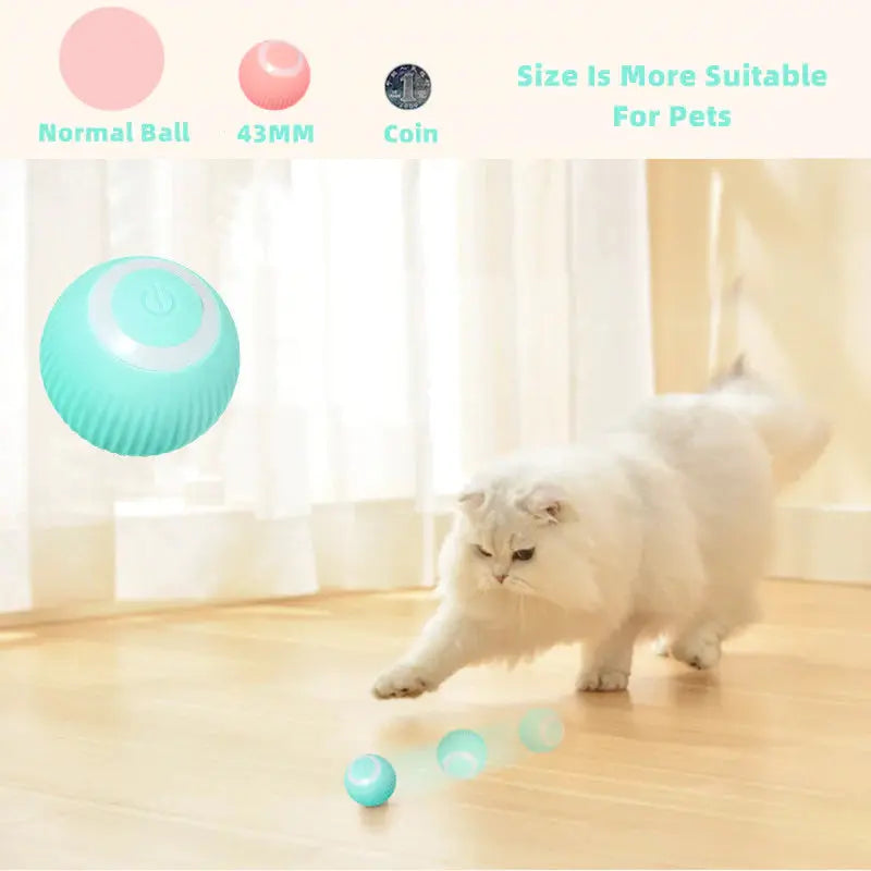 PowsPlay™ | 360° Rotating Interactive Cat Toy - TARHUS