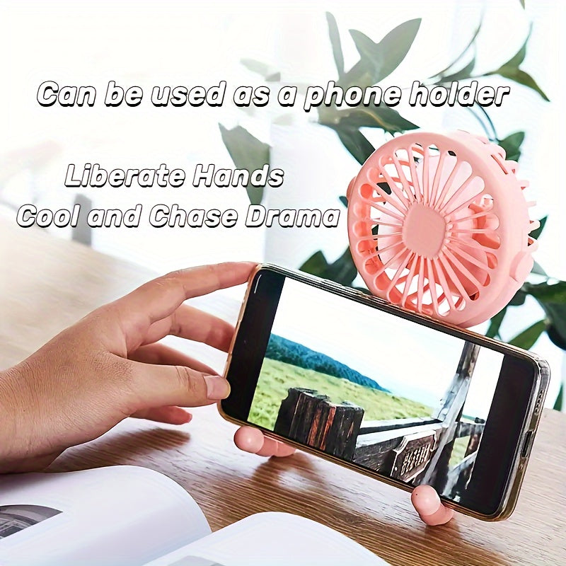 Portable USB Rechargeable Octopus Fan – Flexible Handheld Electric Mini Fan for Desk TARHUS