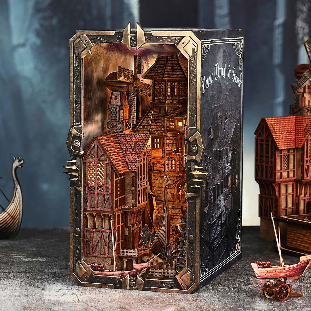 Voyage Through The Storm DIY Book Nook Kit TARHUS