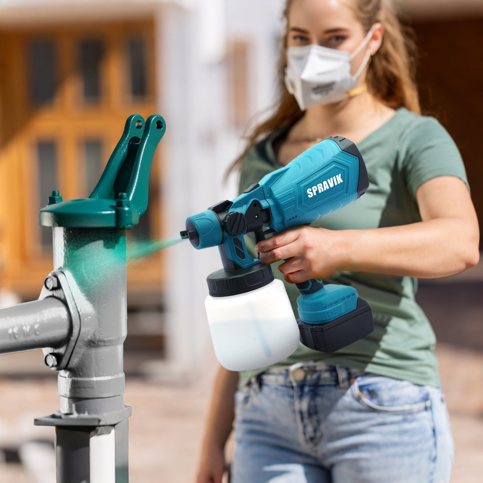 Cordless Paint Sprayer – High-Pressure Precision & Effortless Coverage TARHUS Paint Sprayer