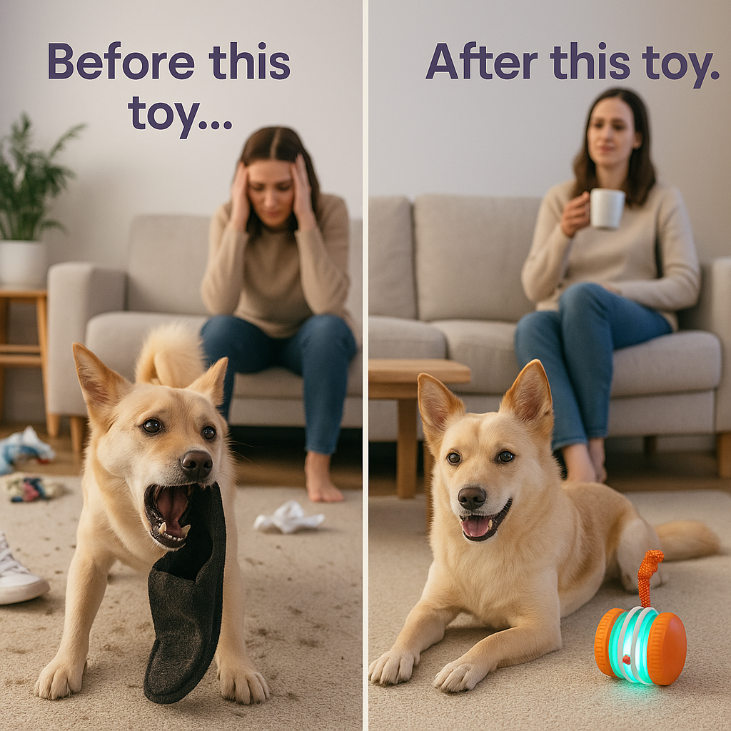 Interactive Dog Toy | Smart Rolling Ball for Active Pets TARHUS