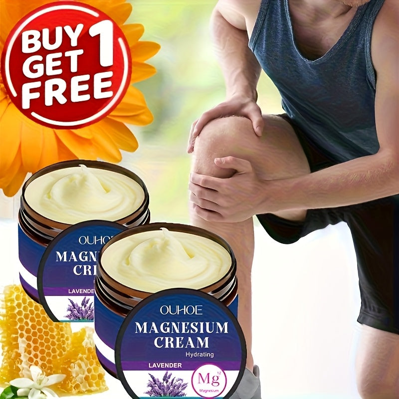 1+1 FREE | Magnesium Body Cream with Lavender & Hyaluronic Acid - TARHUS