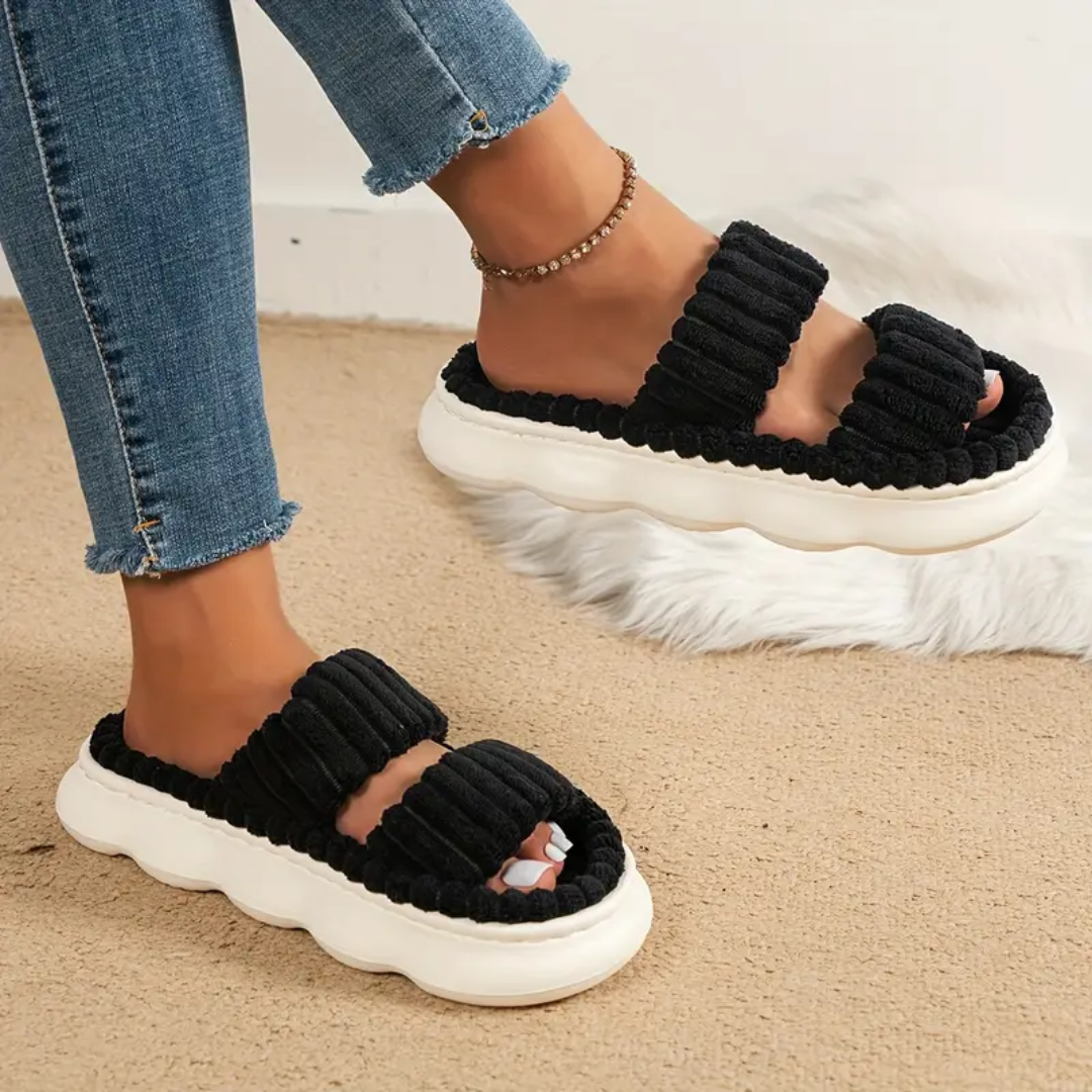 Puffy Cloud Slides for Women – Lightweight, Ergonomic Comfort Sandals - TARHUS