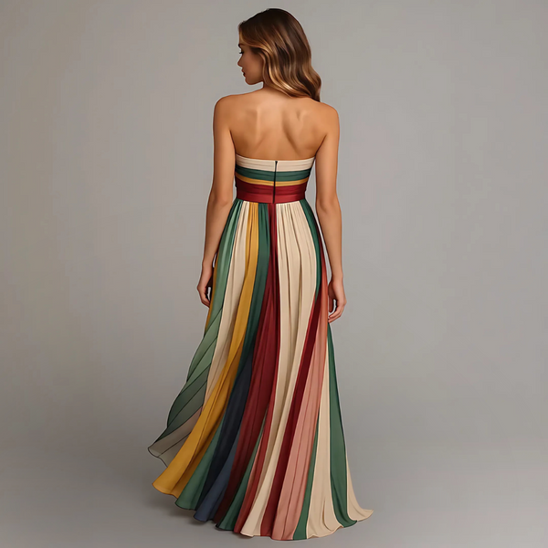 Fiorella™ | Colorful Sleeveless Dress TARHUS Dresses