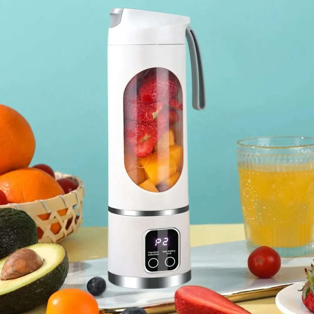 Portable Smoothie Blender – Compact USB Rechargeable Juicer for Fresh Fruit, Travel-Friendly - TARHUS