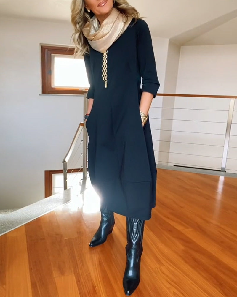 KIARA - Chic Midi Dress - TARHUS
