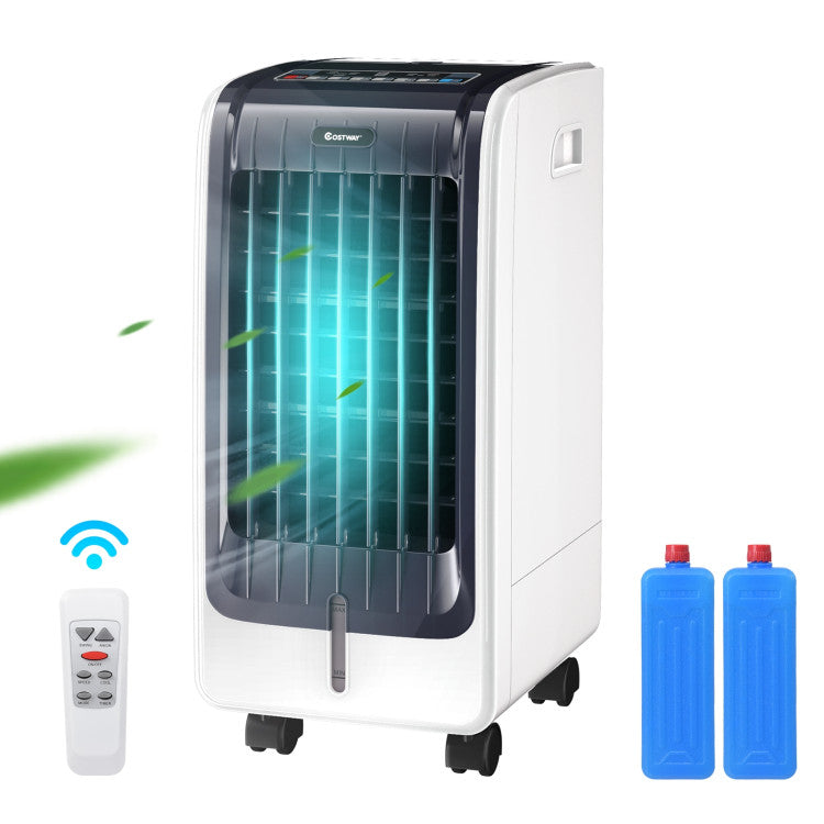 Aerocool | Portable Evaporative Cooler – 3-Speed Air Fan with Timer & 6L Tank