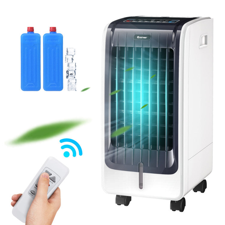 Aerocool | Portable Evaporative Cooler – 3-Speed Air Fan with Timer & 6L Tank