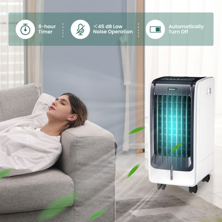 Aerocool | Portable Evaporative Cooler – 3-Speed Air Fan with Timer & 6L Tank