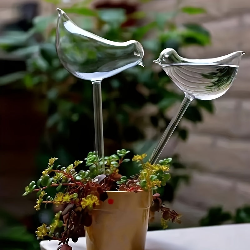 Automatic Plant Waterer - 1pc/2pcs Plastic Self-Watering Stakes Water Globe - Indoor & Outdoor Irrigation Device for Houseplant Garden Flower TARHUS