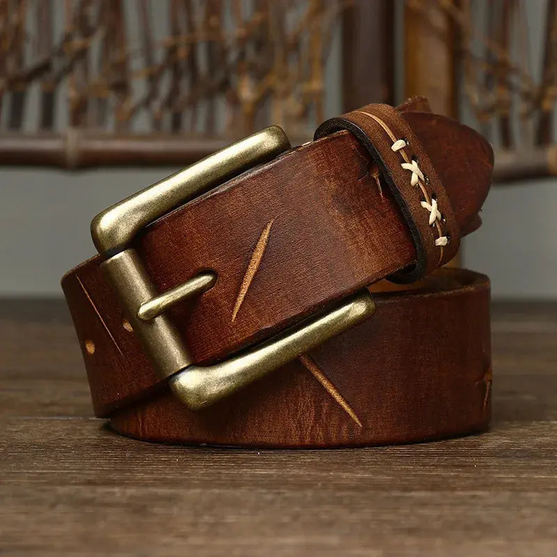 Atlas Buffalo Leather Belt - TARHUS