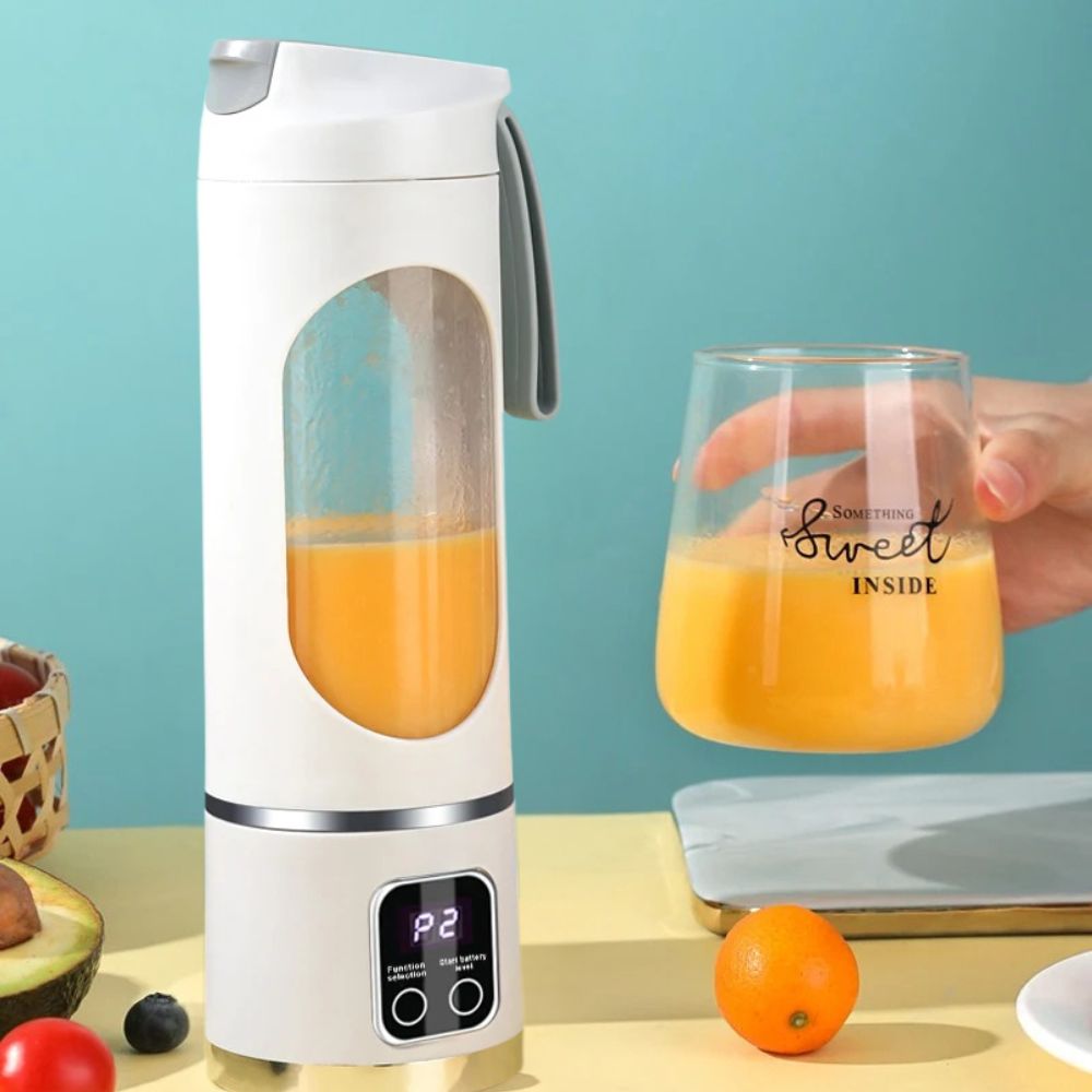 Portable Smoothie Blender – Compact USB Rechargeable Juicer for Fresh Fruit, Travel-Friendly - TARHUS