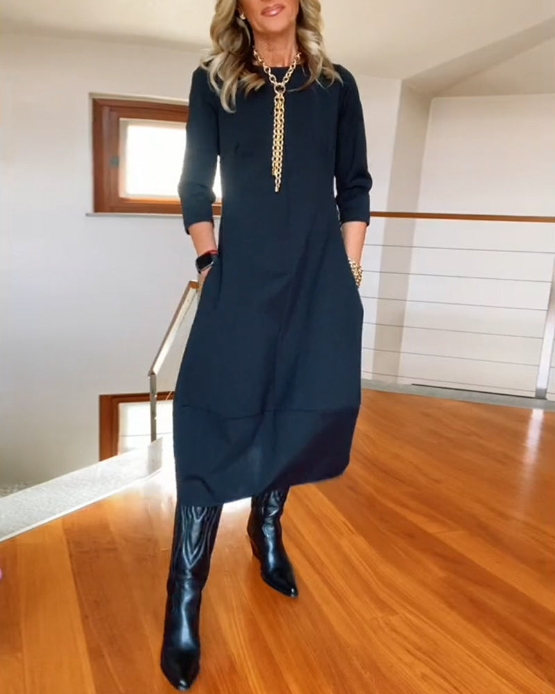 KIARA - Chic Midi Dress - TARHUS