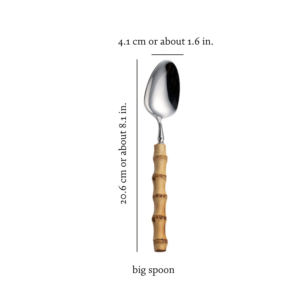 Natural Bamboo Flatware Set TARHUS