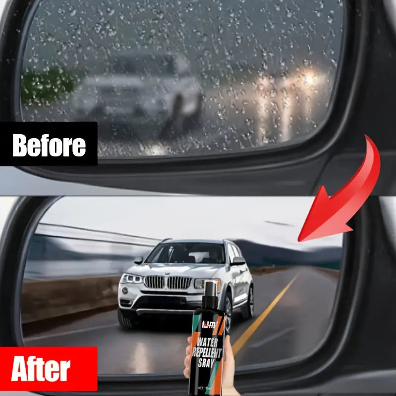 Rain Repellent Spray for Cars – 100ml Hydrophobic Glass Coating - TARHUS