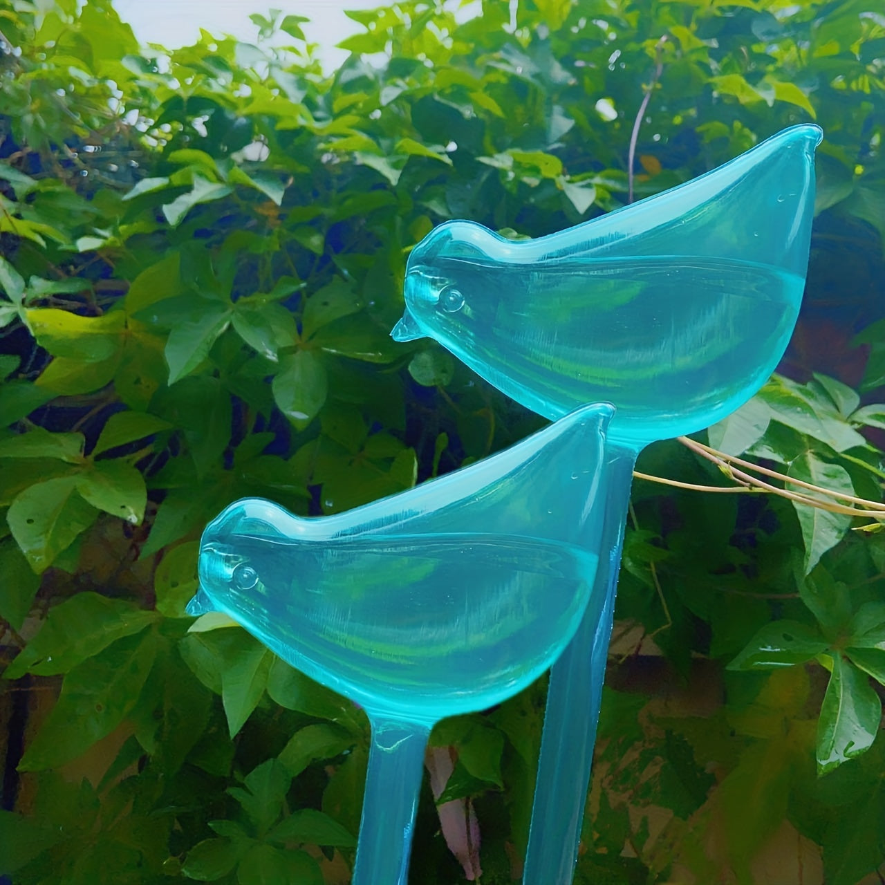 Automatic Plant Waterer - 1pc/2pcs Plastic Self-Watering Stakes Water Globe - Indoor & Outdoor Irrigation Device for Houseplant Garden Flower TARHUS