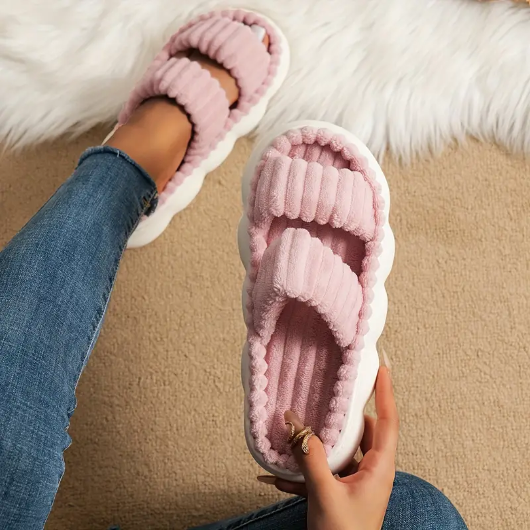 Puffy Cloud Slides for Women – Lightweight, Ergonomic Comfort Sandals - TARHUS