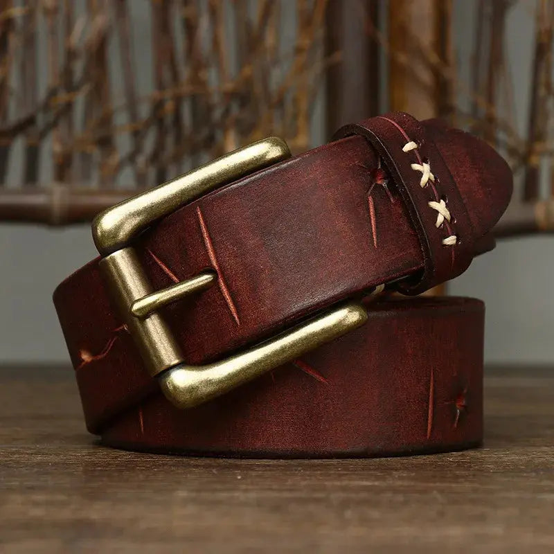 Atlas Buffalo Leather Belt - TARHUS