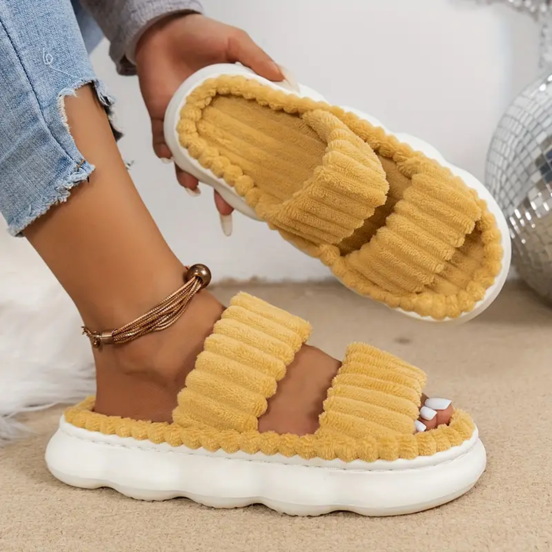 Puffy Cloud Slides for Women – Lightweight, Ergonomic Comfort Sandals - TARHUS