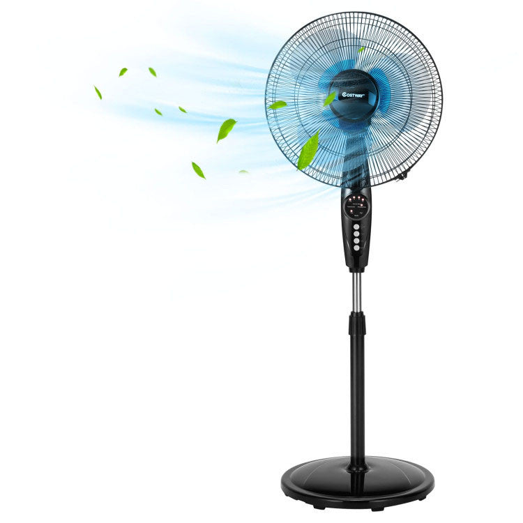 Ventora | Adjustable Floor Fan – Oscillating Stand with Quiet Operation & Remote TARHUS Air Cooler