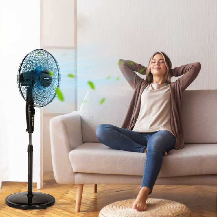 Ventora | Adjustable Floor Fan – Oscillating Stand with Quiet Operation & Remote TARHUS Air Cooler