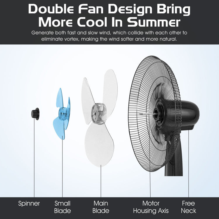 Ventora | Adjustable Floor Fan – Oscillating Stand with Quiet Operation & Remote