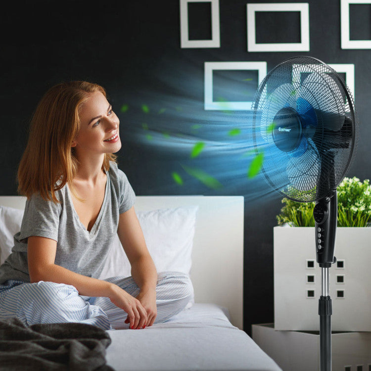 Ventora | Adjustable Floor Fan – Oscillating Stand with Quiet Operation & Remote