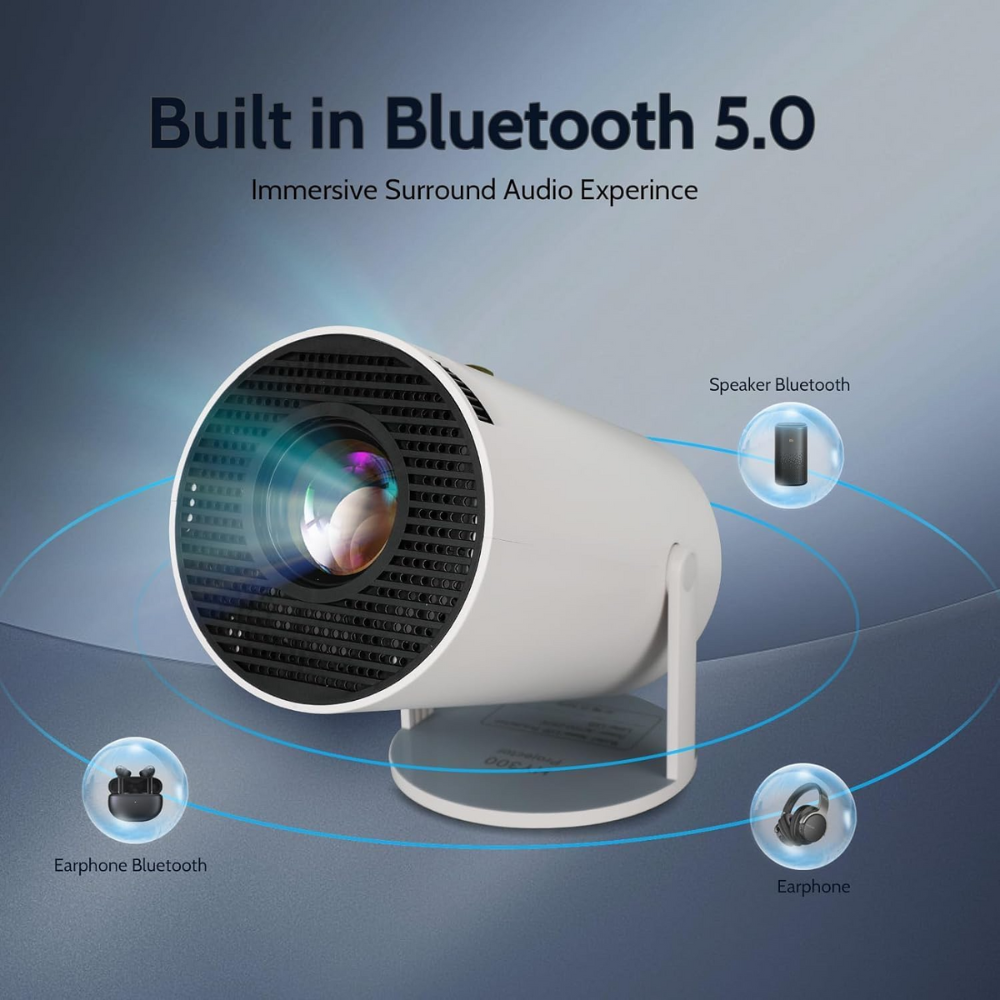 VistaCube Wireless Movie Projector - Portable Home Cinema - TARHUS