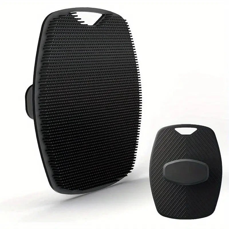 SoftTouch™ Men’s Silicone Body Scrubber – Gentle Exfoliating Shower Brush with Non-Slip Handle | Stylish Grooming & Bath Accessory - TARHUS