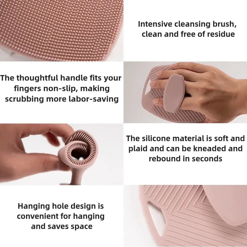 SoftTouch™ Men’s Silicone Body Scrubber – Gentle Exfoliating Shower Brush with Non-Slip Handle | Stylish Grooming & Bath Accessory - TARHUS