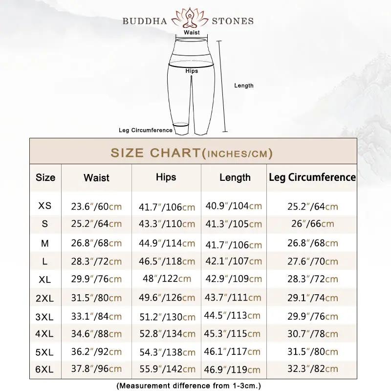 Buddha Stones Flying Cranes Auspicious Clouds Tree women's Elastic Waist Harem Pants - TARHUS