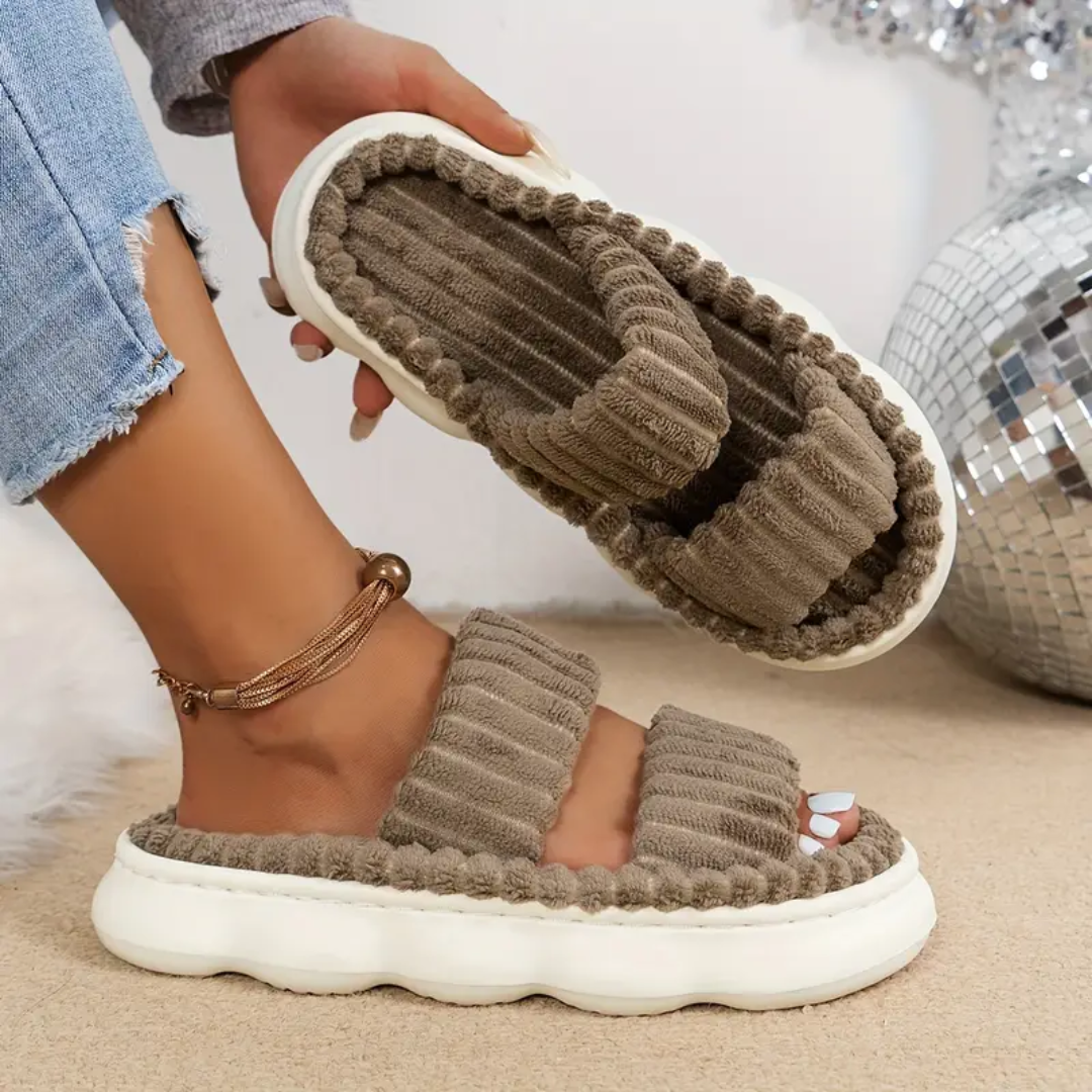 Puffy Cloud Slides for Women – Lightweight, Ergonomic Comfort Sandals - TARHUS