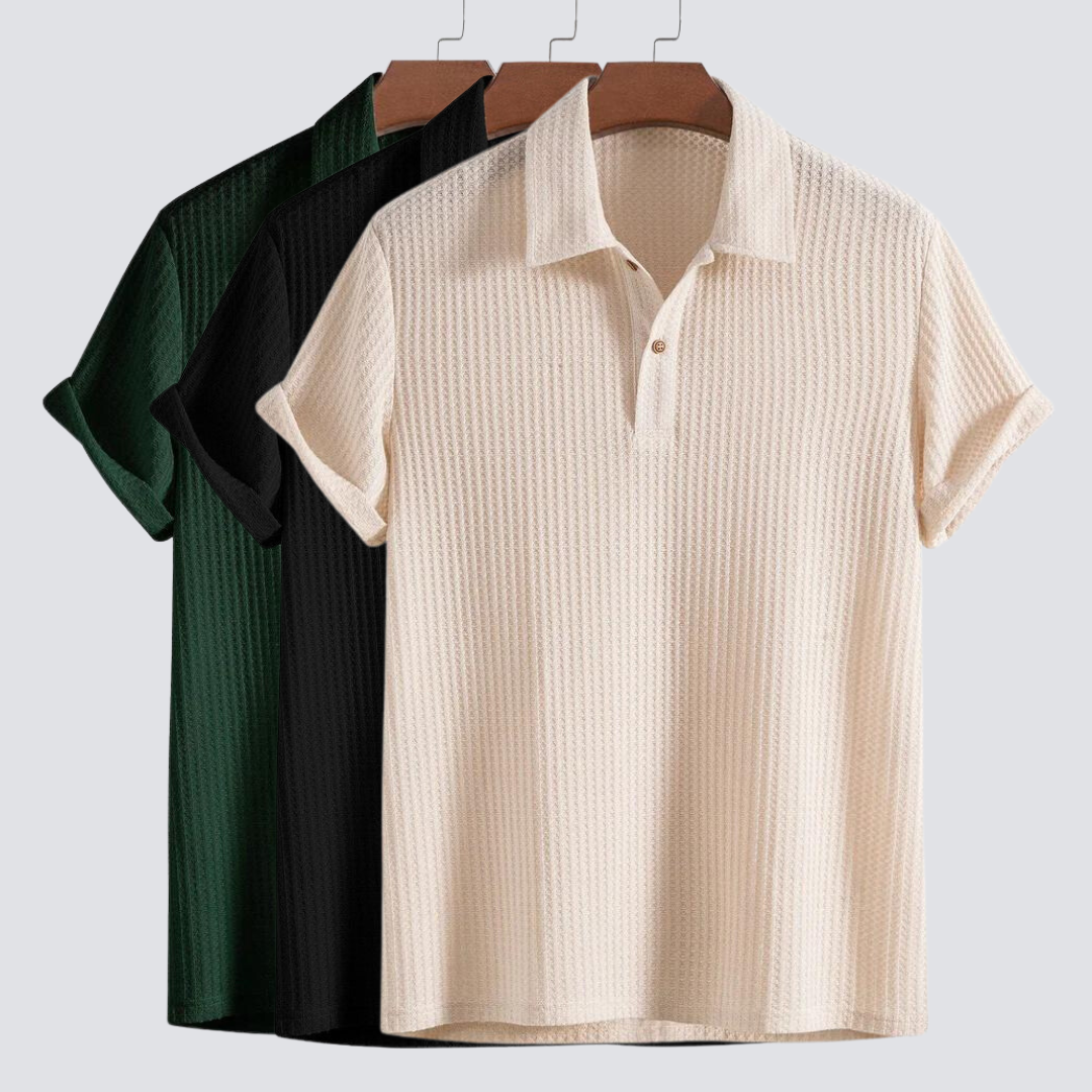 Massimo Waffle Knit Polo TARHUS Polo