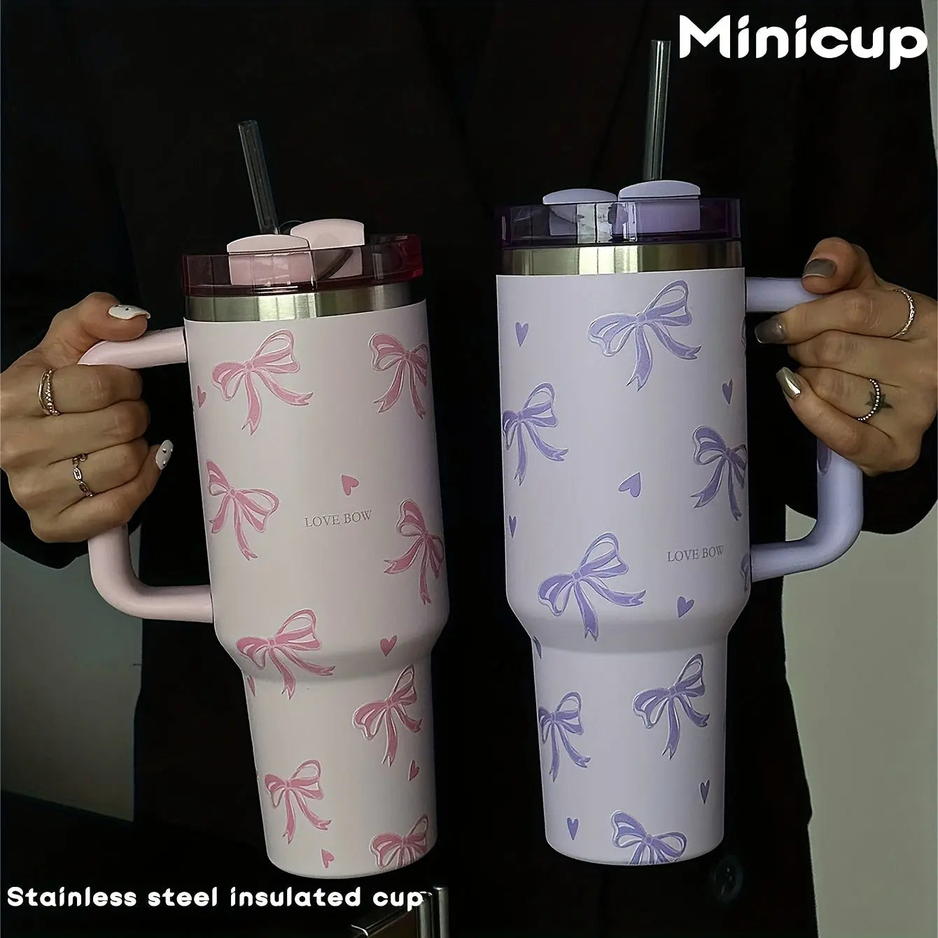 Stainless Steel Insulated Travel Mug with Handle (Stanley) - TARHUS