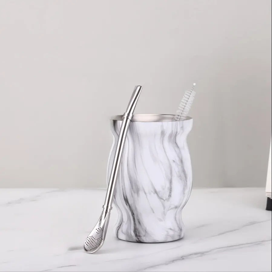 Stainless Steel Double-Wall Mate Cup - TARHUS