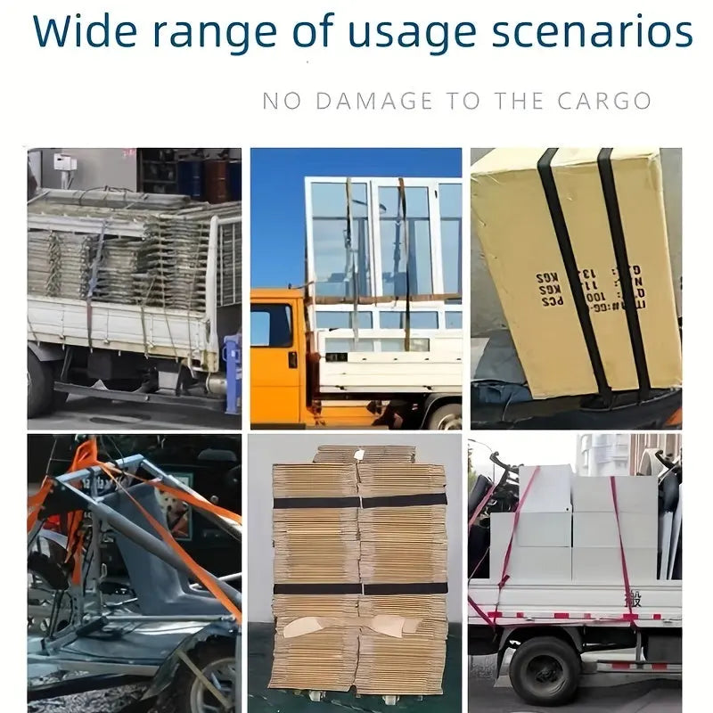 Heavy-Duty Retractable Cargo Strap – 3m+ Auto Take-Up Tie Down Strap for Towing, Camping & Car Racks | No Assembly, Fast Release - TARHUS