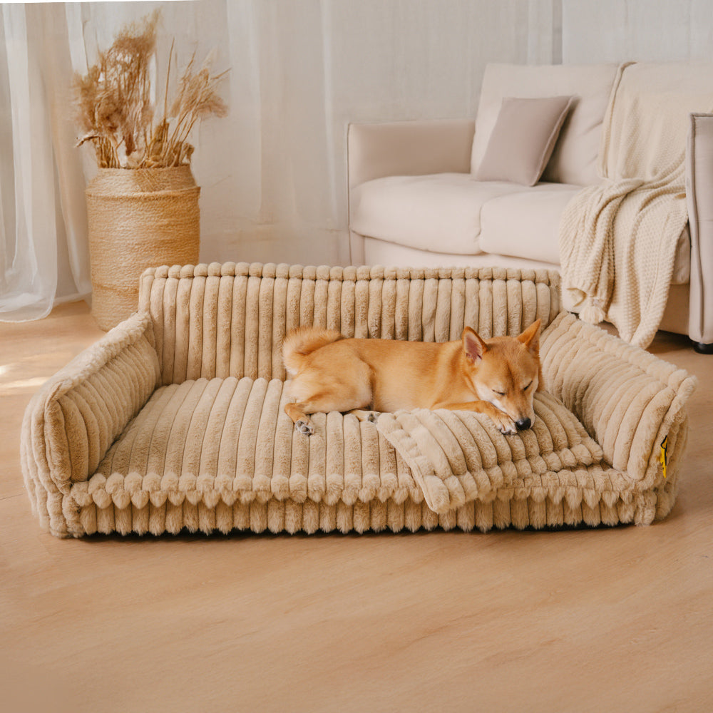 Large Washable Fluffy Orthopedic Soft Dog Pillow Dog Sofa Bed-Snoozy Dream - TARHUS