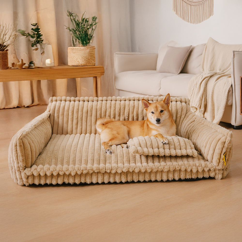 Large Washable Fluffy Orthopedic Soft Dog Pillow Dog Sofa Bed-Snoozy Dream - TARHUS