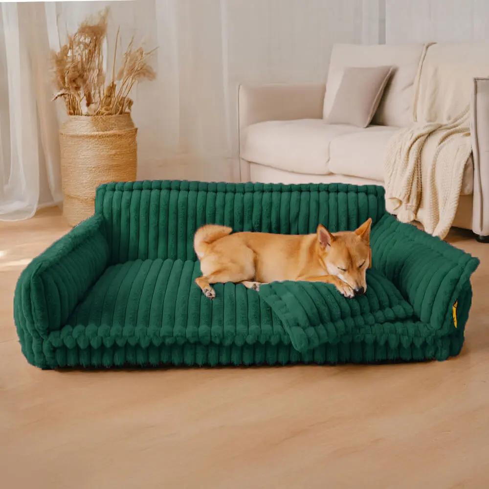 Large Washable Fluffy Orthopedic Soft Dog Pillow Dog Sofa Bed-Snoozy Dream - TARHUS