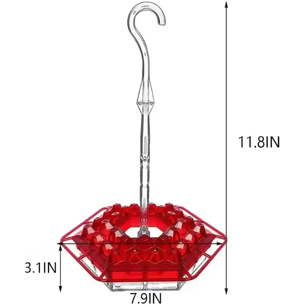 Ant-Proof Hummingbird Feeder – Outdoor Hanging Feeder with Perch | Leak-Free, Easy to Fill & Clean - TARHUS