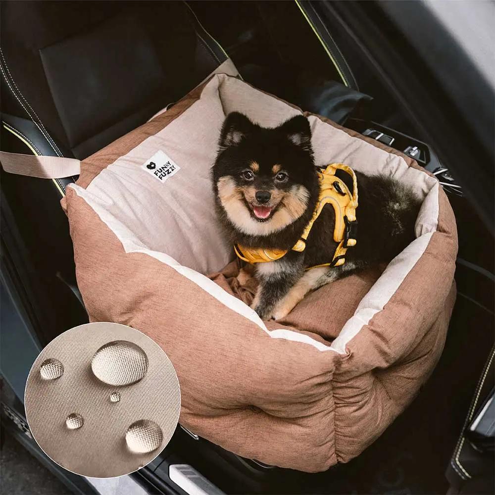 Travel Protection Booster Waterproof Elevated & Thickened Dog Car Seat Bed - TARHUS