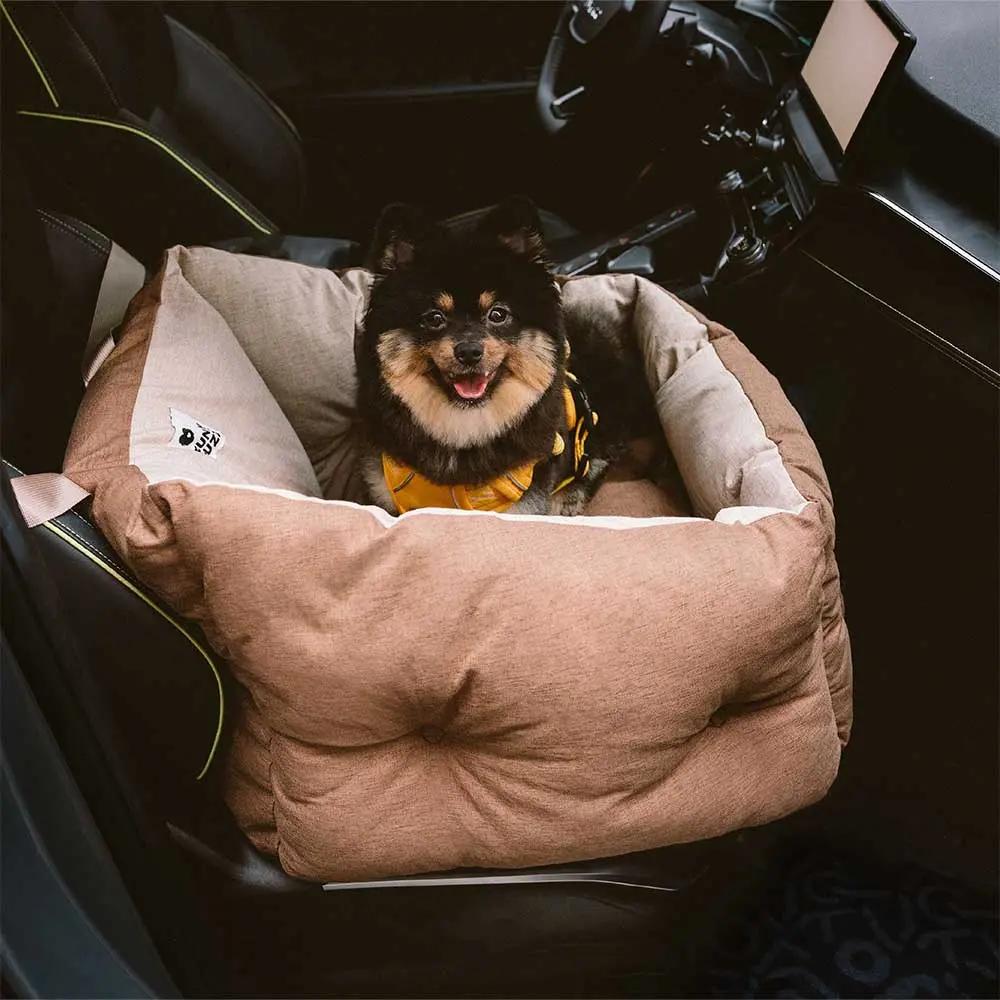 Travel Protection Booster Waterproof Elevated & Thickened Dog Car Seat Bed - TARHUS