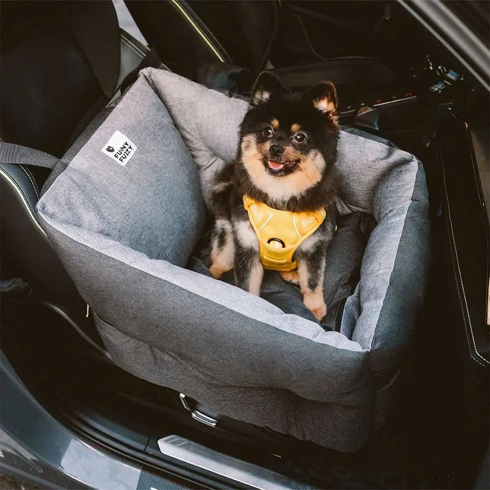 Travel Protection Booster Waterproof Elevated & Thickened Dog Car Seat Bed - TARHUS