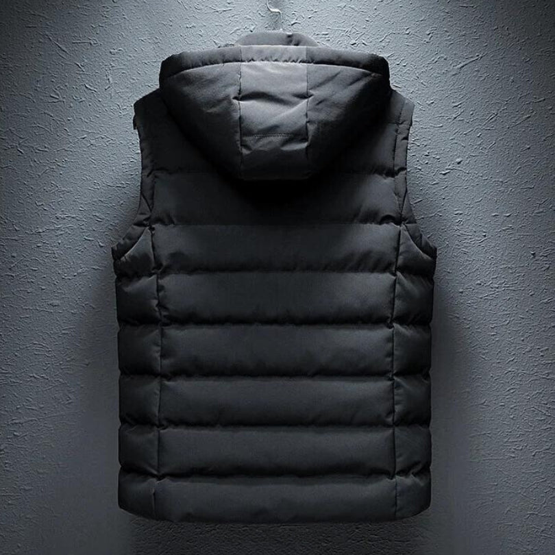 Men’s Recon Thermal Vest | Hooded Puffer Gilet – Warm & Water-Resistant TARHUS Men's Apparel