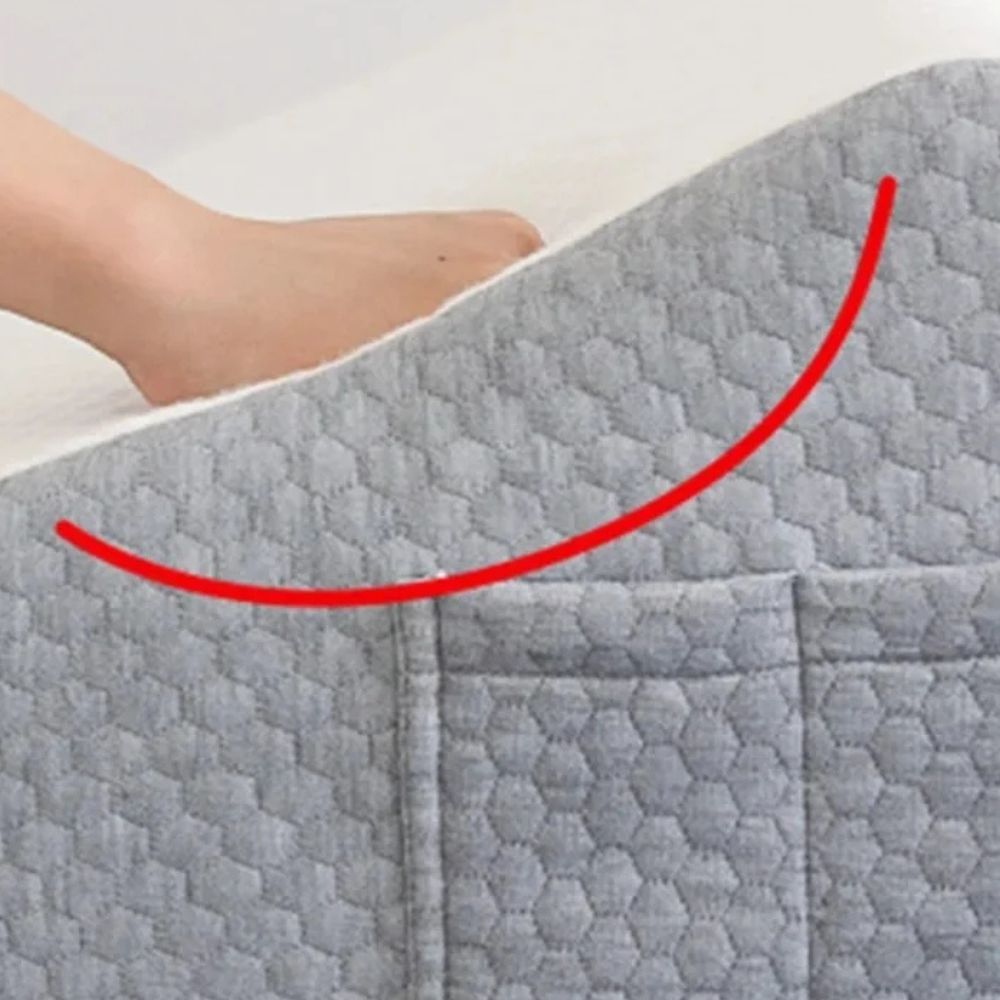 Memory Foam Wedge Pillow – Ergonomic Bed Wedge for Sleeping, Back & Leg Support - TARHUS
