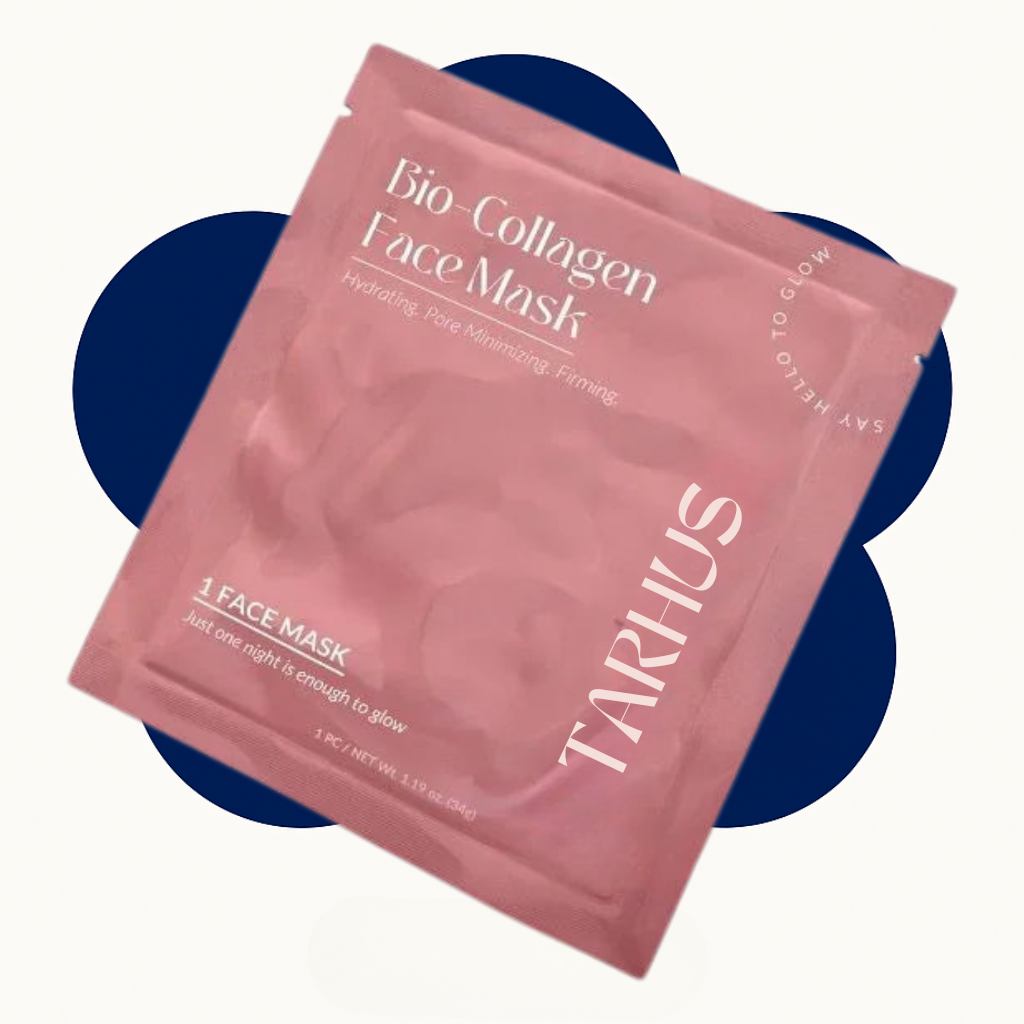 Bio Collagen Face Mask – Hydrating Sheet Mask TARHUS