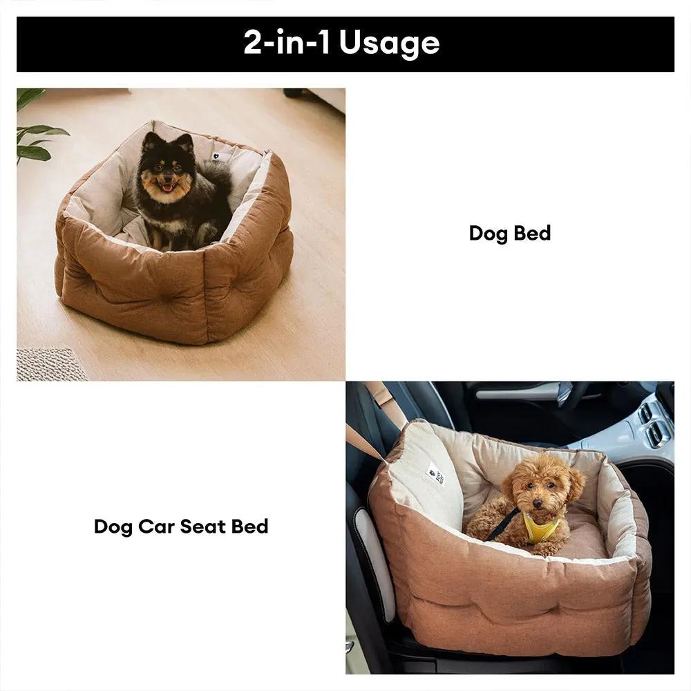 Travel Protection Booster Waterproof Elevated & Thickened Dog Car Seat Bed - TARHUS