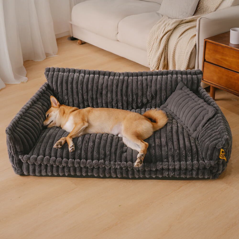Large Washable Fluffy Orthopedic Soft Dog Pillow Dog Sofa Bed-Snoozy Dream - TARHUS